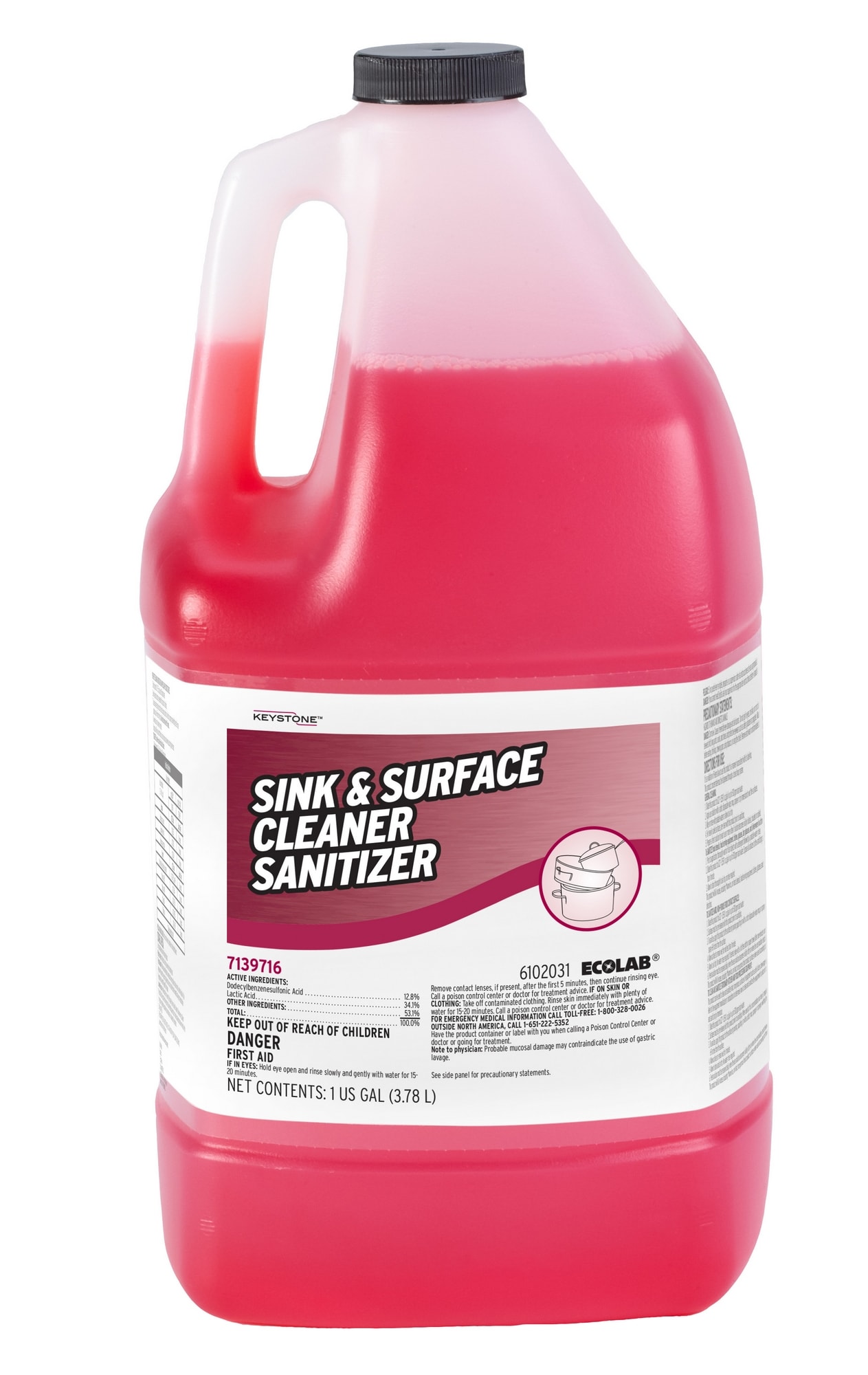 GuestSupply US | Keystone Sink and Surface Cleaner Sanitizer, 1